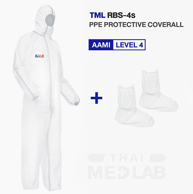 THAIMEDLAB-ขายเวชภัณฑ์-ขายอุปกรณ์ฆ่าเชื้อ-ชุด-PPE-ป้องกันสารเคมี-ชุดป้องกันเชื้อโรค-COVID-19-ชุดหมี-RBS-4s
